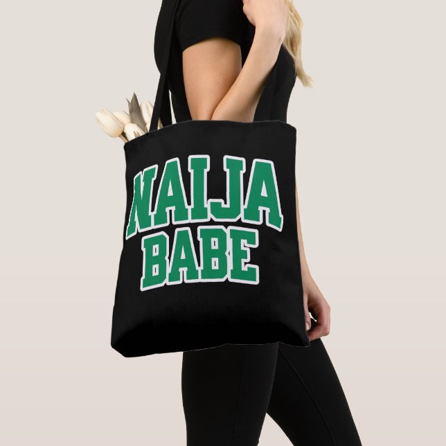 Naija Babe — Bolsa de mano del Orgullo Nigeriano (Detalle)