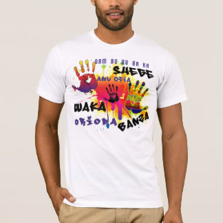 Naija jura la camiseta de las palabras