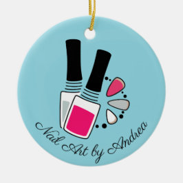 Nail Art Design Ornamento cerámico