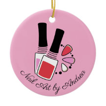 Nail Art Design Ornamento cerámico