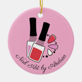 Nail Art Design Ornamento cerámico