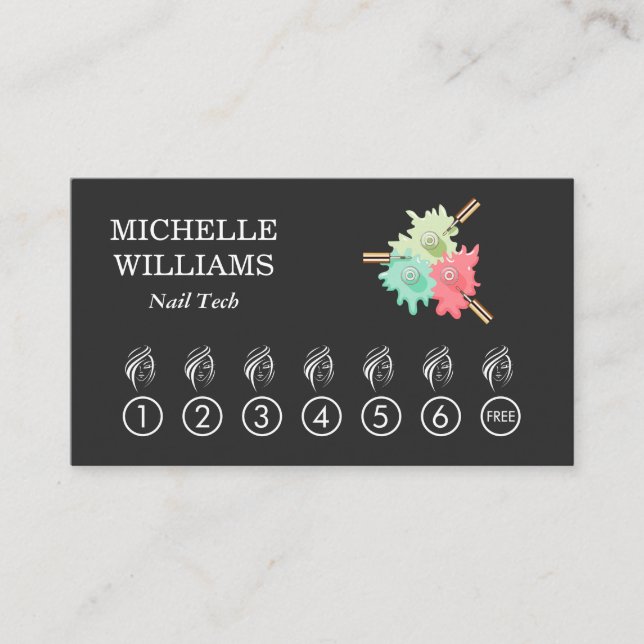 Nail Polaco | Tarjeta Punch (Anverso)