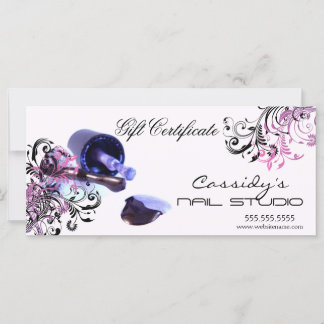 Nail Studio y certificado de regalo de salón
