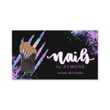Nail Tech Bold Holográfico Su tarjeta de presentac