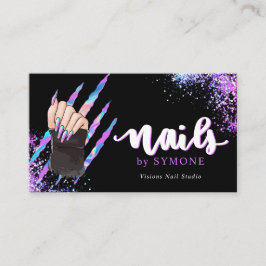 Nail Tech Bold Holográfico Su tarjeta de presentac