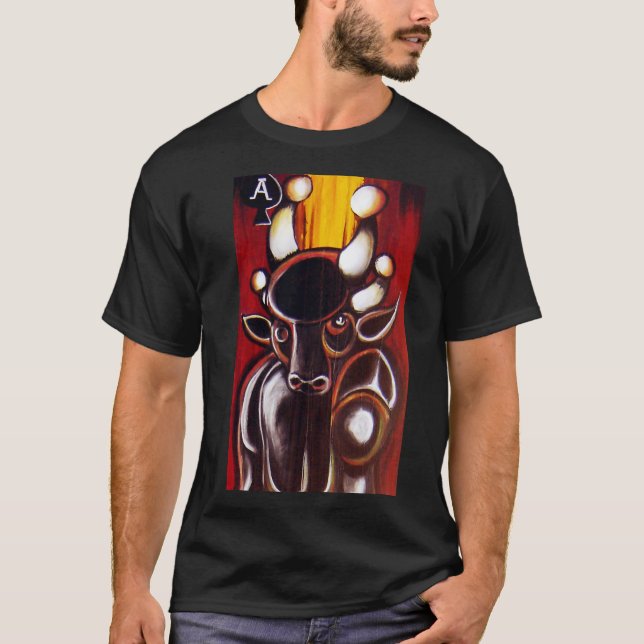 Naipe del Matador, camiseta lateral del toro (Anverso)