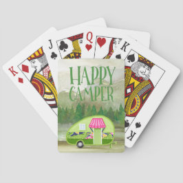 Naipes al aire libre del campista