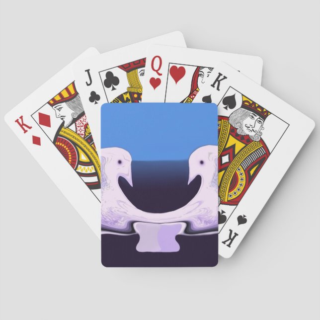 Naipes artísticos de los fabricantes de la paz (Reverso)