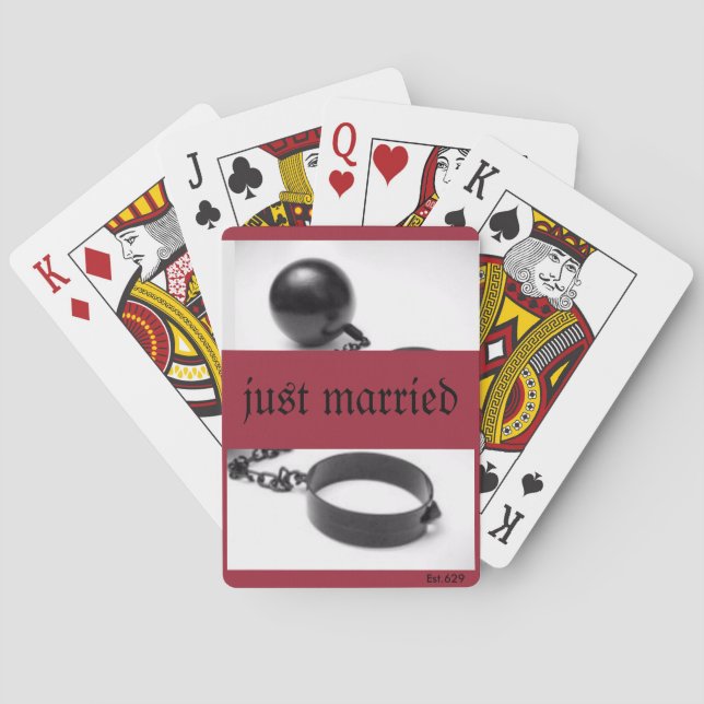 Naipes "bola y cadena " (Reverso)