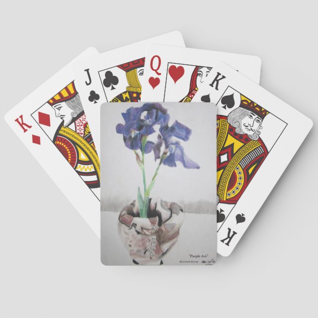 Naipes con el "iris púrpura" por ALarsenArtist (Reverso)