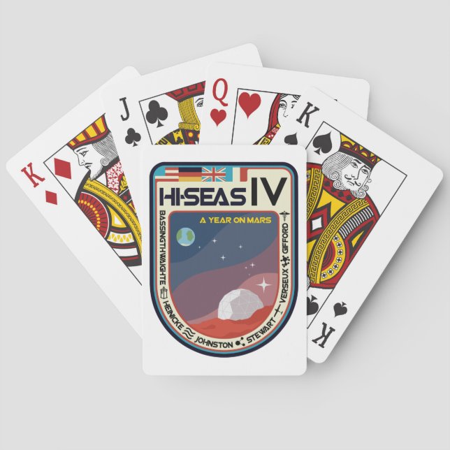 Naipes de HI-SEAS IV (Reverso)