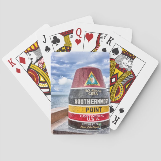 Naipes de Key West la Florida (Reverso)