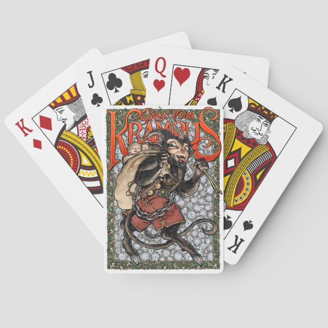 Naipes de Krampus (Reverso)