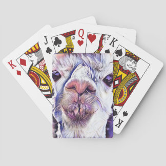 Naipes de la alpaca