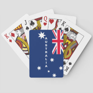 Naipes de la bandera de Australia