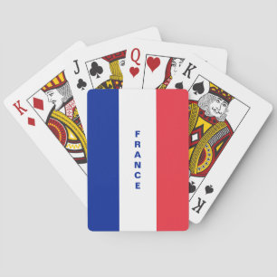 Naipes de la bandera de Francia
