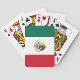 Naipes de la bandera mexicana