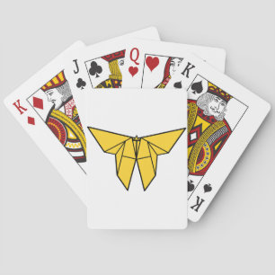 Naipes de la mariposa de Origami
