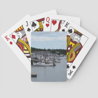 Naipes de la obra clásica del puerto de Boothbay