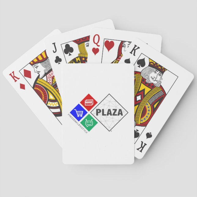 Naipes de la plaza, caras estándar del índice (Reverso)
