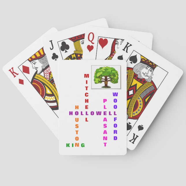 Naipes de la reunión de familia (Reverso)