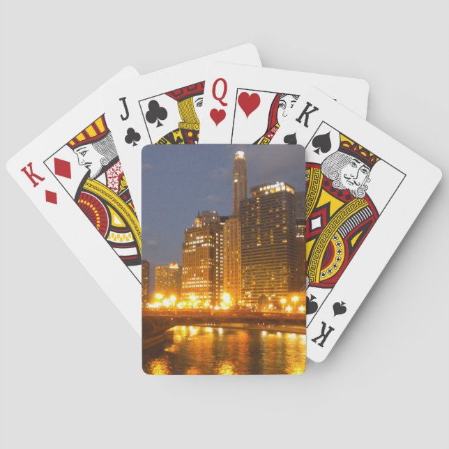 Naipes de las noches de Chicago (Reverso)