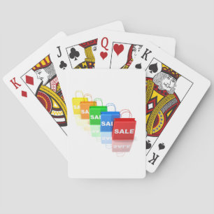 Naipes de los bolsos de compras de la venta