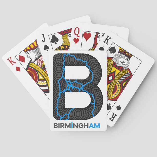 Naipes de los canales de Birmingham (Reverso)