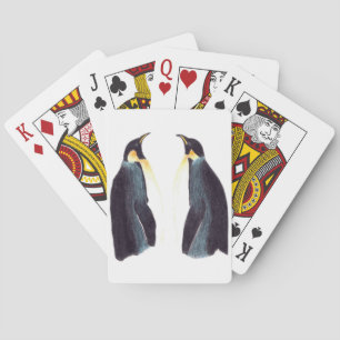 Naipes de los pingüinos de emperador