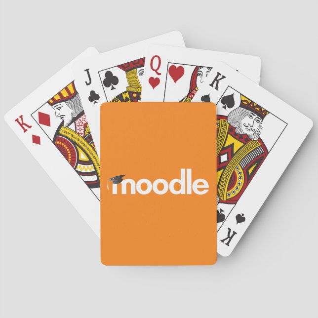 Naipes de Moodle: Naranja (Reverso)