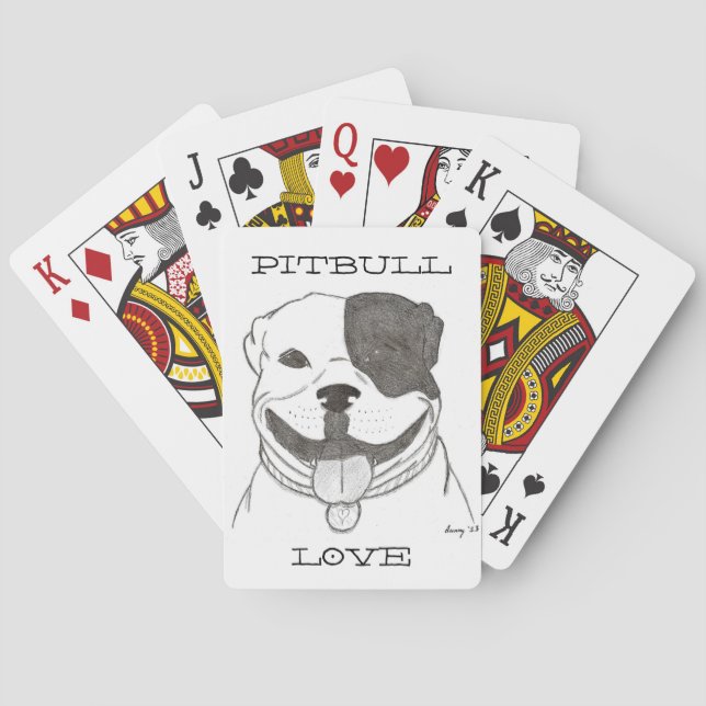 Naipes del amor de Pitbull (Reverso)