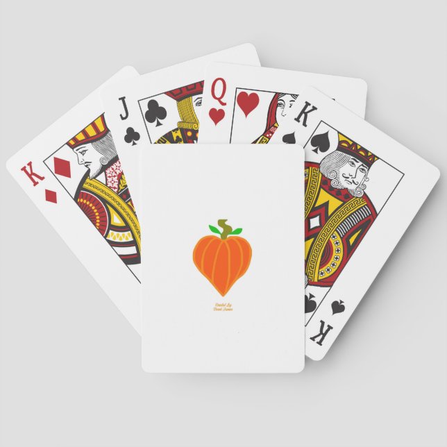 Naipes del corazón de la calabaza (Reverso)