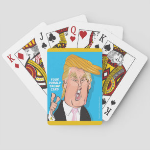 Naipes del dibujo animado de Donald Trump Donald