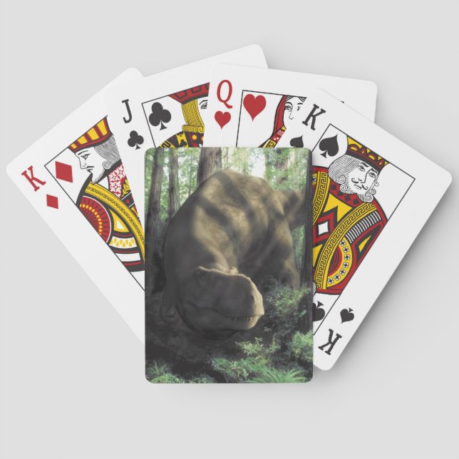 Naipes del dinosaurio (Reverso)