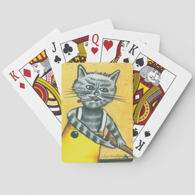Naipes del gatito de Wanchese (Reverso)