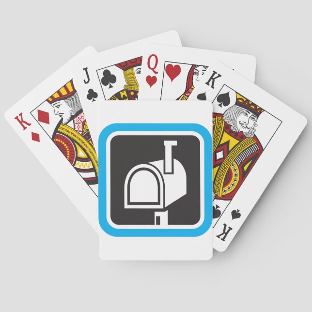 Naipes del icono del buzón (Reverso)