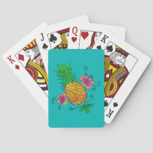 Naipes del ilustracion el   de la piña