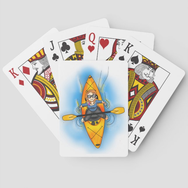 Naipes del kajak de Khat (Reverso)