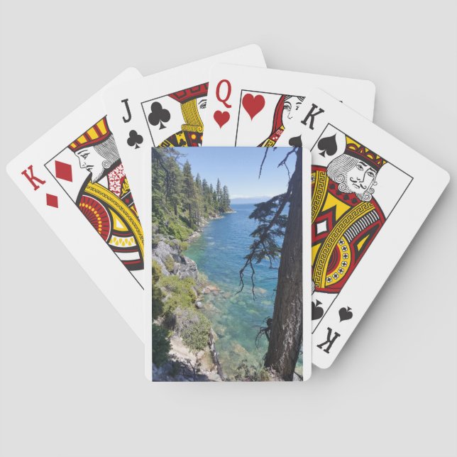 Naipes del lago Tahoe (Reverso)