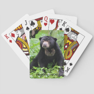 Naipes del oso de pereza