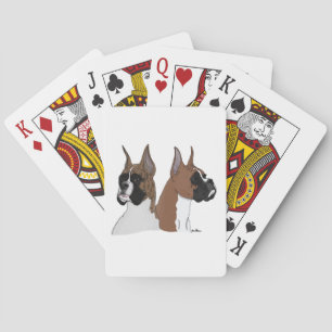 Naipes del perro del boxeador