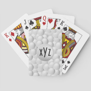 Naipes del personalizado de las pelotas de golf