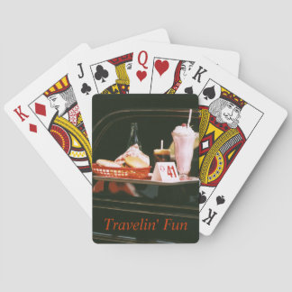 Naipes del recuerdo del viaje del vintage