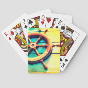 Naipes del timón del barco