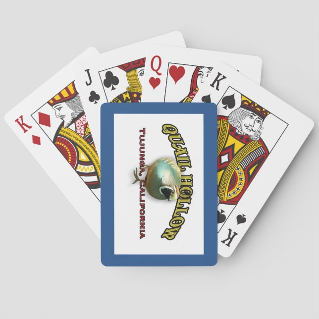 Naipes huecos de las codornices (Reverso)