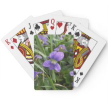 Naipes lluviosos de las violetas