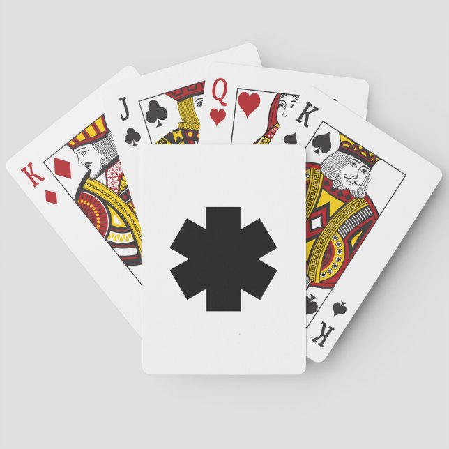 Naipes negros del asterisco (Reverso)