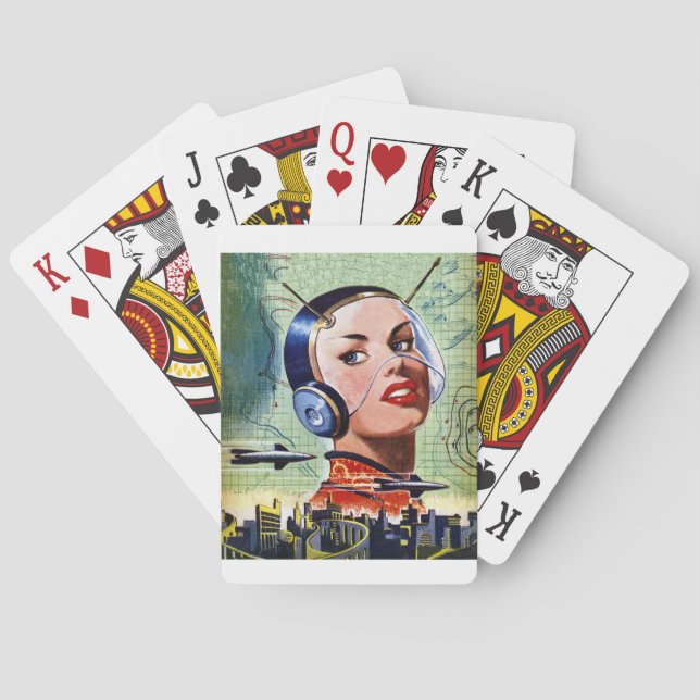 Naipes retros de la ciencia ficción (Reverso)