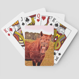 Naipes temáticos del caballo chistoso
