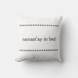 Namast'ay en almohada de cama